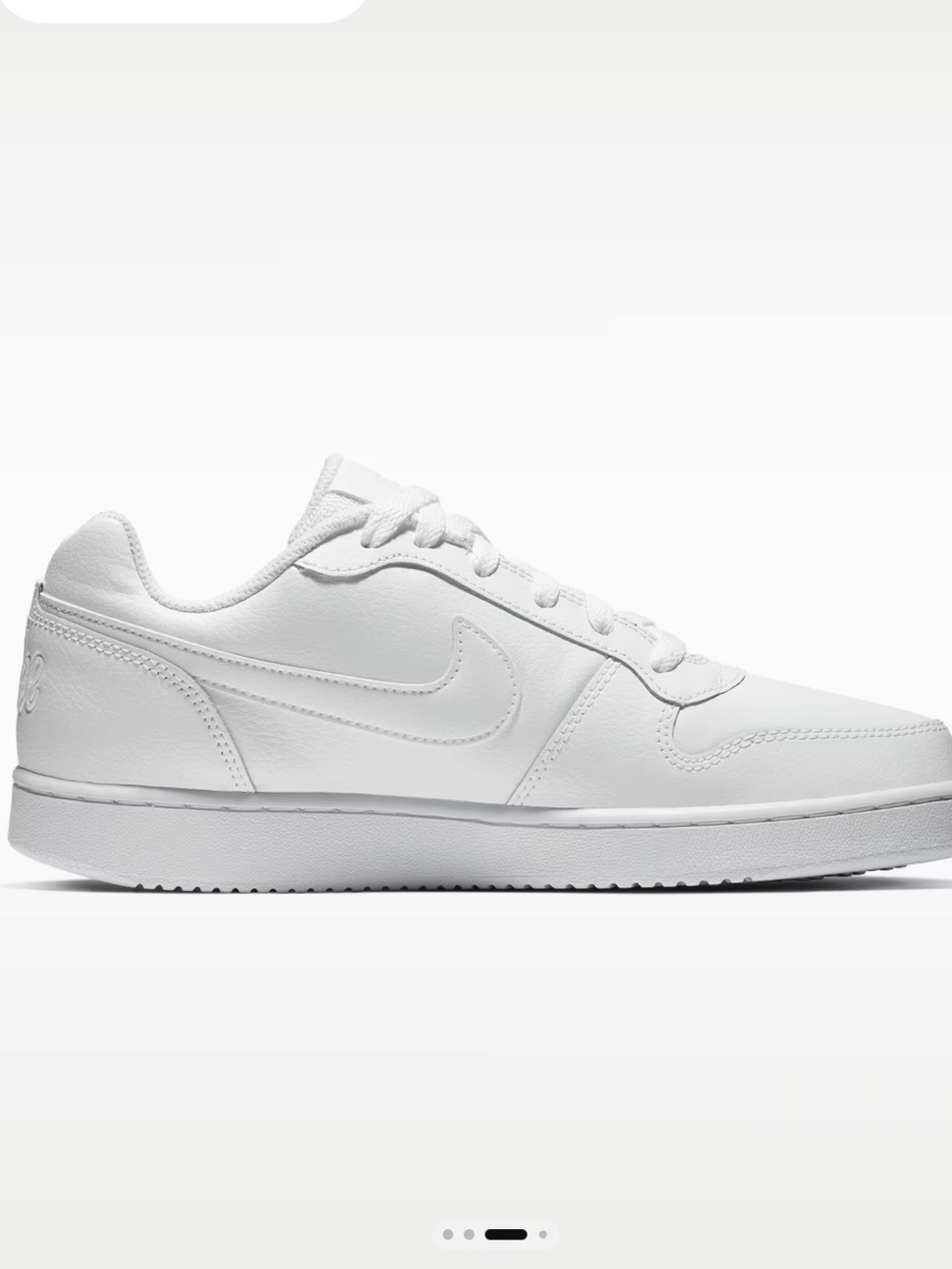 Nike Women's Ebernon Low Casual Shoes White NEW Size 10 EL